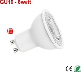 GU10 dimbare ledspot (wit) 6w Natural-wit