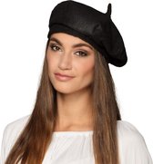 24 zwarte Franse baretten