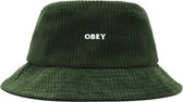 Title Obey Bold Cord Bucket Hat Emerald Green