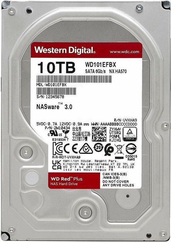 niettemin Baron Grof Western Digital Red Plus - 10 TB | bol.com