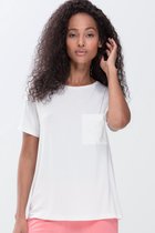 Mey T-Shirt Korte Mouw Sleepy & Easy Dames 16659 - Ivoor 582 ecru Dames - 48