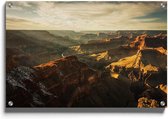 Walljar - Grand Canyon Valley - Muurdecoratie - Plexiglas schilderij