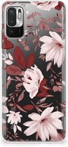 Silicone Back Case Xiaomi Redmi Note 10 5G GSM Hoesje Watercolor Flowers