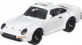 voertuig Porsche 959 8 x 3 x 2,5 cm die-cast wit