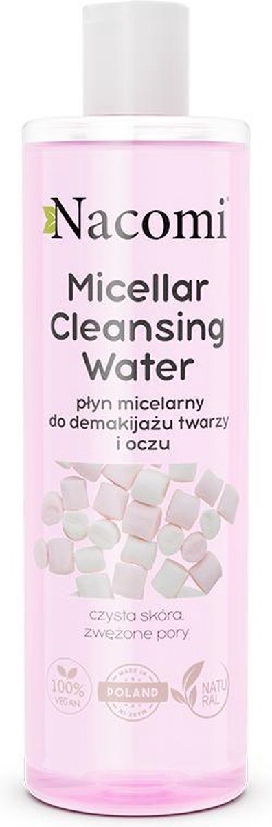 Nacomi Micellar Cleansing Water Verkleint PoriÃ«n 400ml.