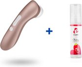 Satisfyer Pro 2 - Clitorisstimulator + EasyGlide Waterbasis Glijmiddel met Kersensmaak - 30ml