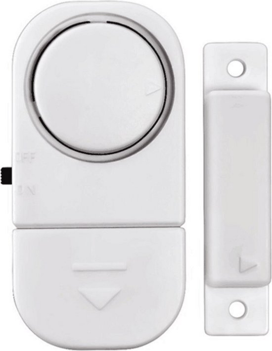 Raam en deur alarm Draadloos op batterij magnetisch met sirene / Deuralam  Raamalarm /... | bol.com