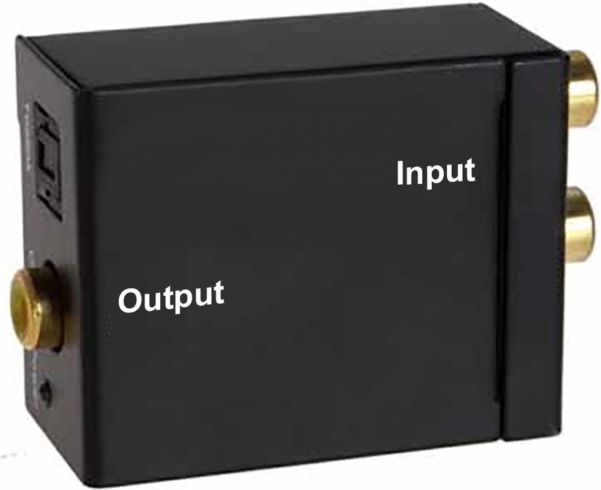 Digitale Optische Coaxiale Toslink Signaal naar Analoge Audio Converter RCA L/R met Audio Fiber (USB Digitale Optische Coaxiale Toslink Signaal naar Analoge Audio Converter RCA L/R met Audio Fiber (USB