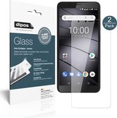 dipos I 2x Pantserfolie helder compatibel met Gigaset GS100 Beschermfolie 9H screen-protector