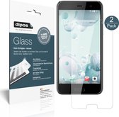 dipos I 2x Pantserfolie helder compatibel met HTC U Play Beschermfolie 9H screen-protector