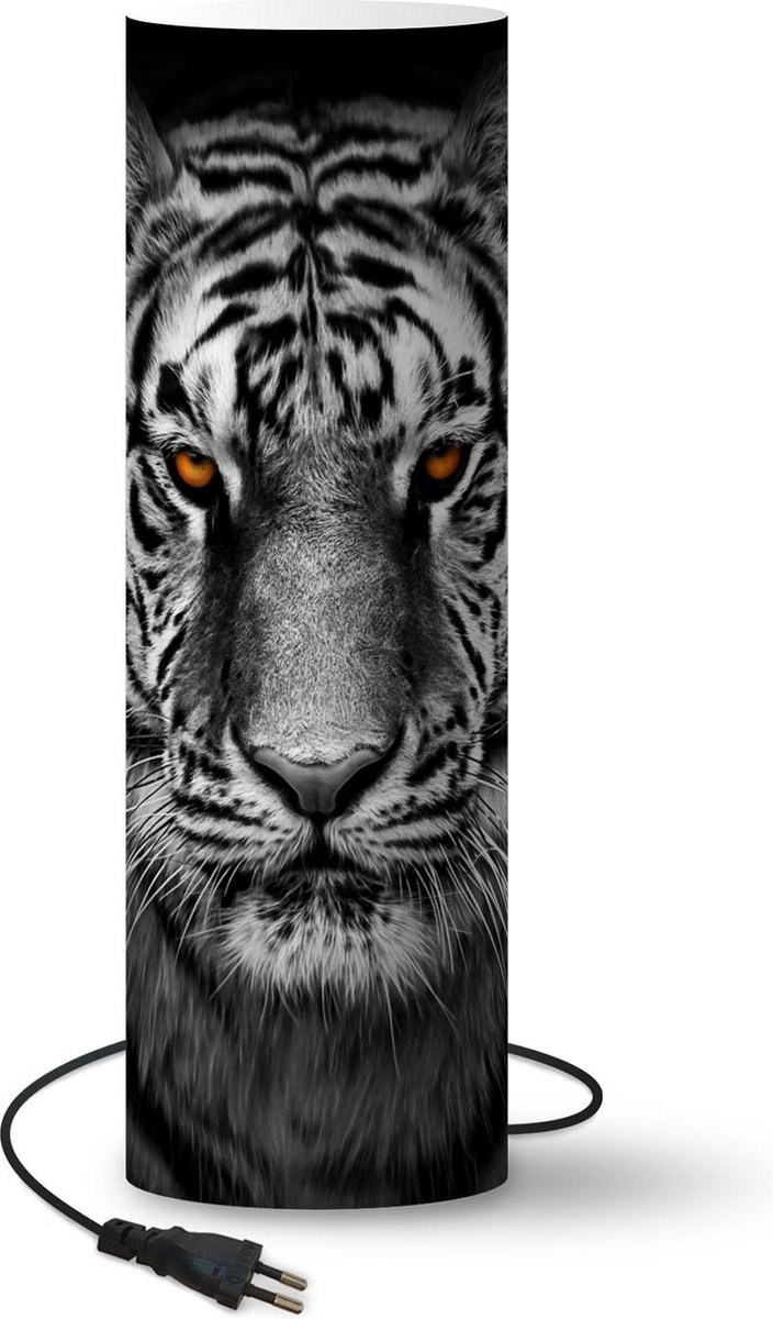 Lamptiger Tafellamp - Tijger - Ø 16 Cm - E14 - Multicolor