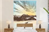 Behang - Fotobehang Berg - Strand - Zee - Breedte 170 cm x hoogte 260 cm