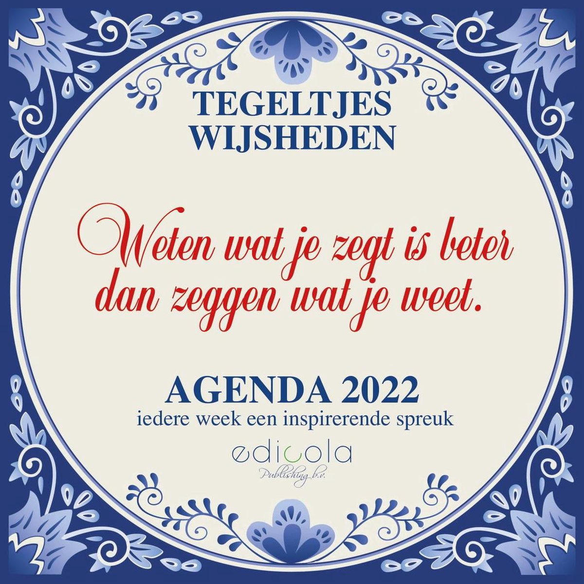 Tegeltjeswijsheden Agenda 2022 | bol.