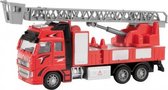 brandweerwagen rood 12 cm