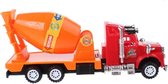 betonwagen oranje/rood