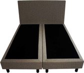 Bedworld Boxspring 200x220 - Velours - Bruin (ML20)