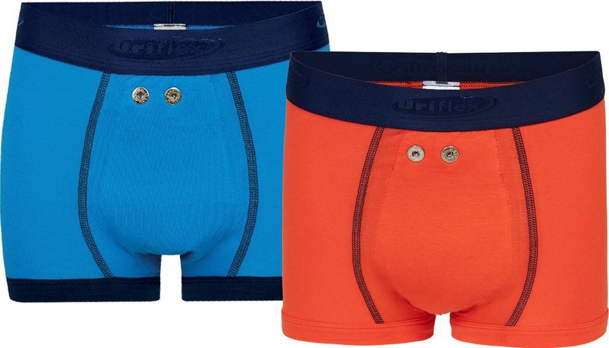 Urifoon plaswekkerbroekje jongens – zindelijkheidstraining – plaswekker ondergoed (set van 2) Blauw/Oranje maat 140 Urifoon plaswekkerbroekje jongens – zindelijkheidstraining – plaswekker ondergoed (set van 2) Blauw/Oranje maat 140