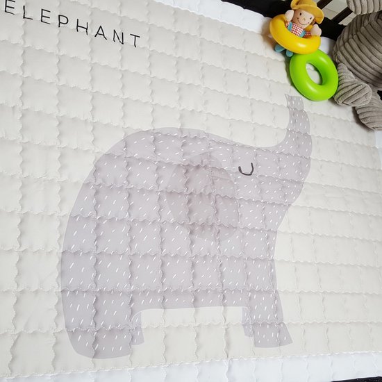 Jollein Boxkleed voor Baby's - Boucle, Biscuit - Speelkleed Baby - 75x95 cm - Lichtbruin