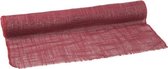 Linnen Stof op Rol - Decoratiestof - Glans Prune - 200x40cm