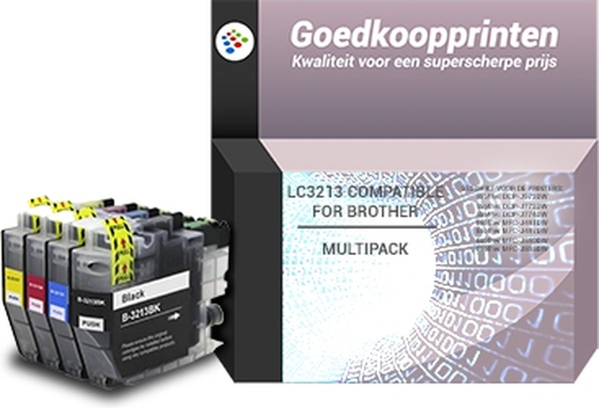 Brother LC-3213 XL inkt cartridges Multipack - Huismerk