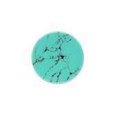 Turquoise Groene Edelsteen 24mm Munt van MY iMenso