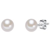 Valero Pearls Parel oorstekers Sterling zilver Gekweekte zoetwaterparels wit