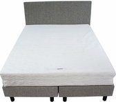 Bedworld Boxspring 120x200 - Stevig - Waterafstotend fijn - Licht blauw (MV72)