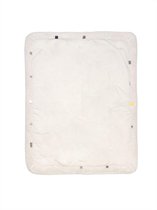 Snoozebaby Tapis de jeu ou box Mat Cheerful Playing - matériau durable - avec étiquettes - 75x95cm - Stone Beige beige