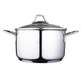 Serenk Modernist Kookpan - Kookpan voor Inductie - Soeppan met Deksel - Kookpot - Braadpan - 20 cm - Zilver