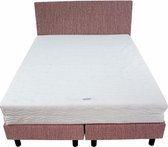 Bedworld Boxspring 160x200 - Stevig - Seudine - Oud roze (ONC69)