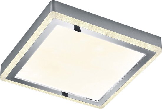 LED Plafondlamp - Plafondverlichting - Torna Slodan - 20W - Aanpasbare Kleur - Afstandsbediening - Dimbaar - Vierkant - Mat Wit - Kunststof