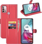 Book Case - Motorola Moto G10 / G20 / G30 Hoesje - Rood