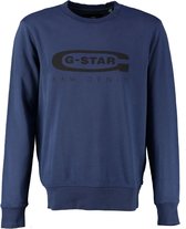 G-star blauwe regular fit sweater - valt ruim - Maat S