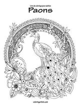 Livre de Coloriage Pour Adultes Paons 1