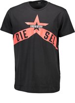 Diesel T-shirt Zwart 2XL Heren