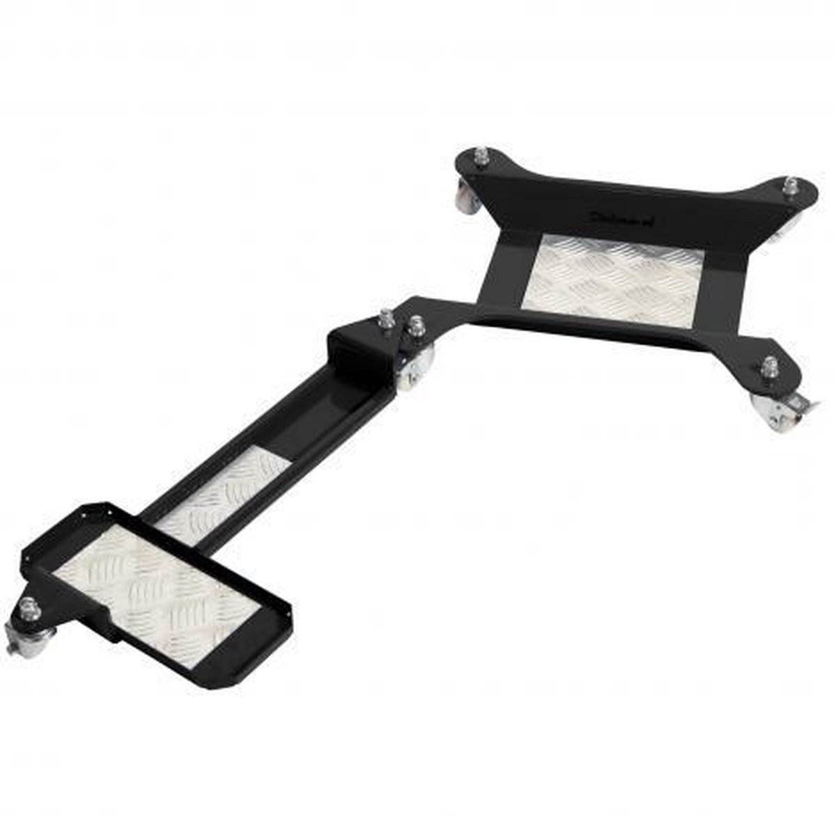 Datona - Motorstandaard 400 kg - Draaibare Motormontagestandaard 360° voor Motorblok - 4 Metalen Wielen (2 Zwenkwielen) - Verplaatsbaar Werkbank Accessoire 77x80x86 cm