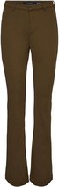 Vero Moda Broek Vmamira Mr Flared Pant Ga Noos 10250284 Dark Olive Dames Maat - W25 X L30