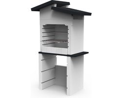 Sarom Fuoco - Betonnen barbecue - Isabella - Houtskool & Hout - 96 x 60 x 167,2 cm