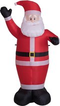 Carnival Toys Kerstman Opblaasbaar Met Licht 240 Cm Rood