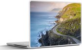 Laptop sticker - 12.3 inch - Kustweg in Ierland - 30x22cm - Laptopstickers - Laptop skin - Cover