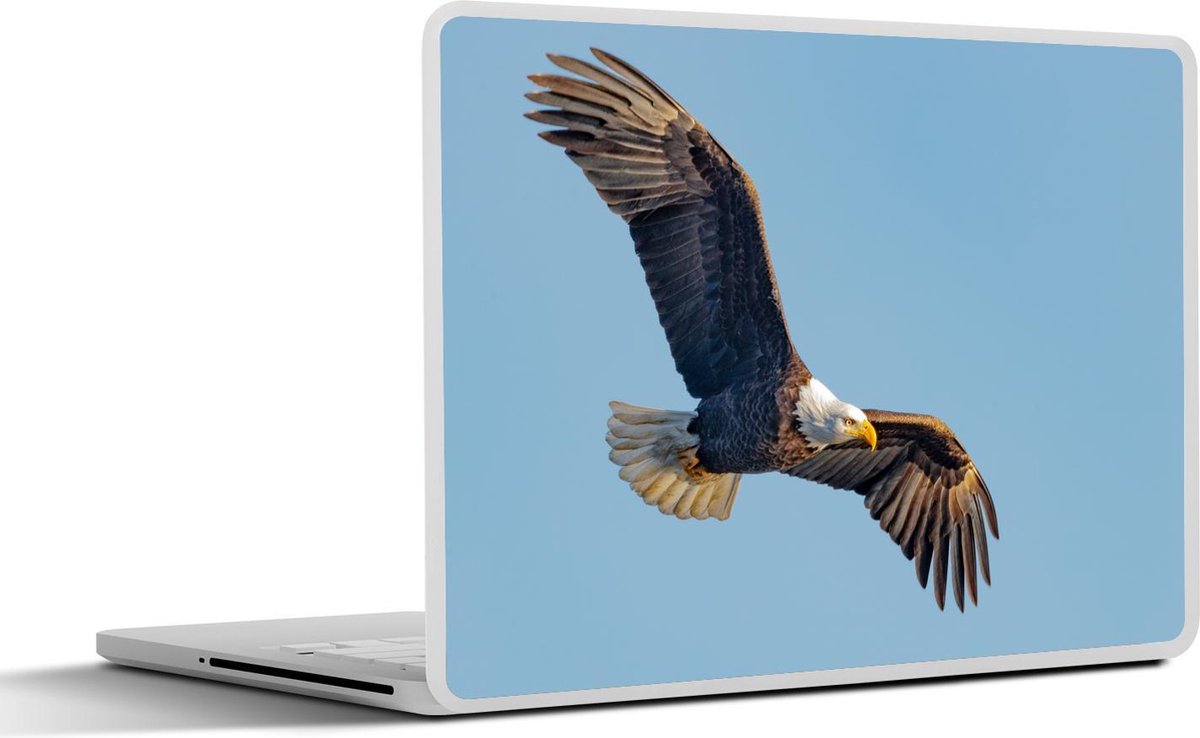 Laptop sticker - 10.1 inch - Vogel - Zeearend - Vliegen - 25x18cm - Laptopstickers - Laptop skin - Cover