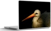 Laptop sticker - 13.3 inch - Vogel - Snavel - Veren - 31x22,5cm - Laptopstickers - Laptop skin - Cover