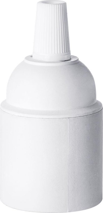 Home Sweet Home - E27 fItting - Wit - 3.8/3.8/5.3cm - Rond - voor E27 lamphouder - geschikt voor E27 lichtbron - ENEC gekeurd - maak je eigen unieke lamp!