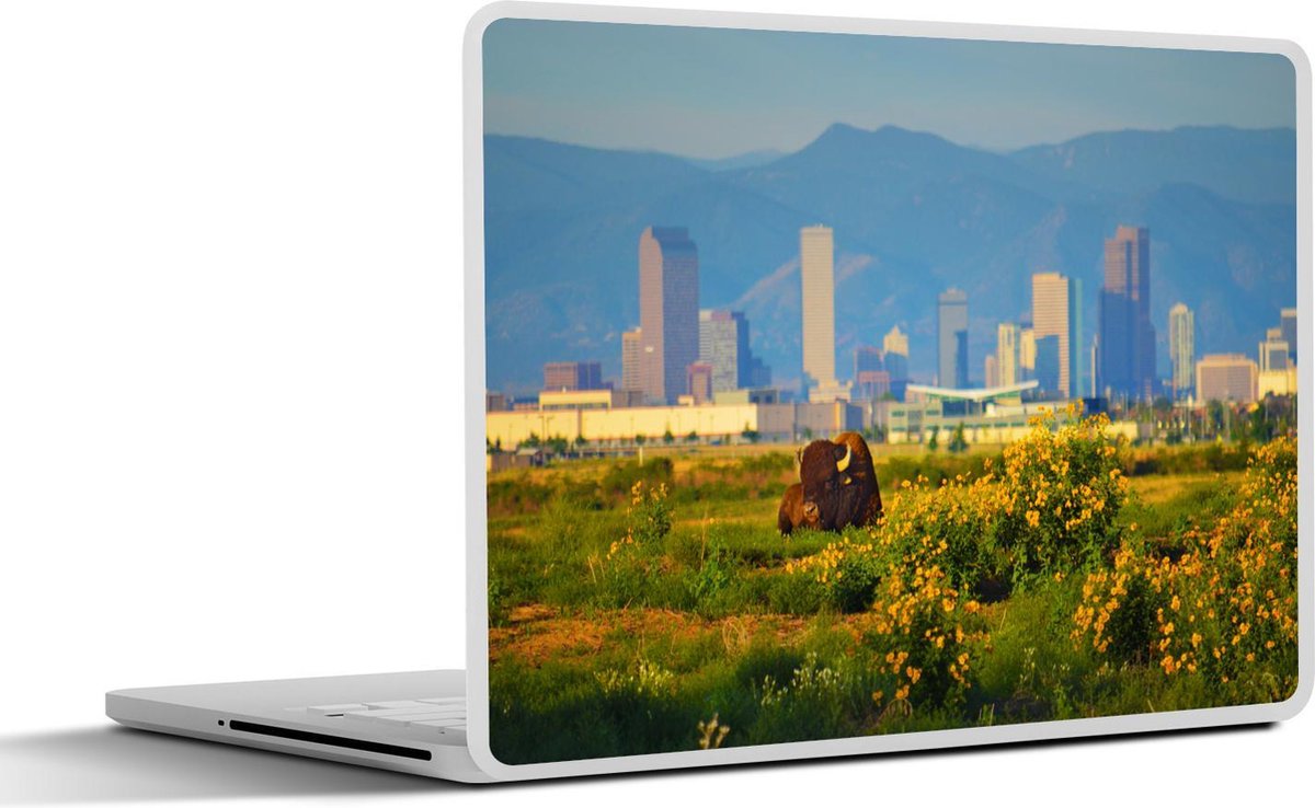 Afbeelding van product SleevesAndCases  Laptop sticker - 11.6 inch - Denver - Buffel - Bloemen