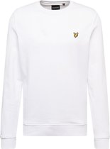 Lyle & Scott Crew Neck Sweatshirt Truien & Vesten Heren - Sweater - Hoodie - Vest- Wit - Maat S