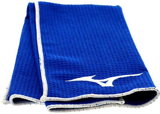 Mizuno Micro Fibre Towel Golfhanddoek blauw van Mizuno — afbeelding 4