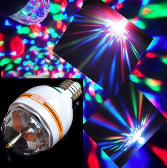 LED - Roterende - Discolamp - RGB - E27
