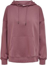 Only Trui Onlfeel Life L/s Hood Noos Swt 15223157 Rose Brown Dames Maat - M