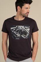 DEELUXE Vintage foto T-shirt SPECTRE Charcoal