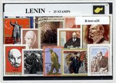 Vladimir Lenin– Luxe postzegel pakket (A6 formaat) - collectie van 25 verschillende postzegels van Vladimir Lenin – kan als ansichtkaart in een A6 envelop. Authentiek cadeau - kado - geschenk - kaart - Rusland - marxisme - communisme - Sovjet Unie